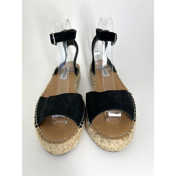Steve Madden Suede Upper Flat Espadrilles Size 7.5 - Picture 5 of 10